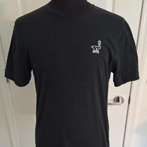 Jack Rabbit Charcoal Tee with White Graphic